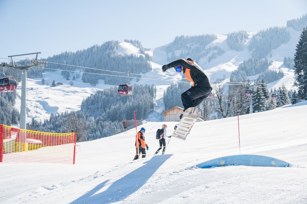 Snowboard Funslope und Snowpark Maria Alm