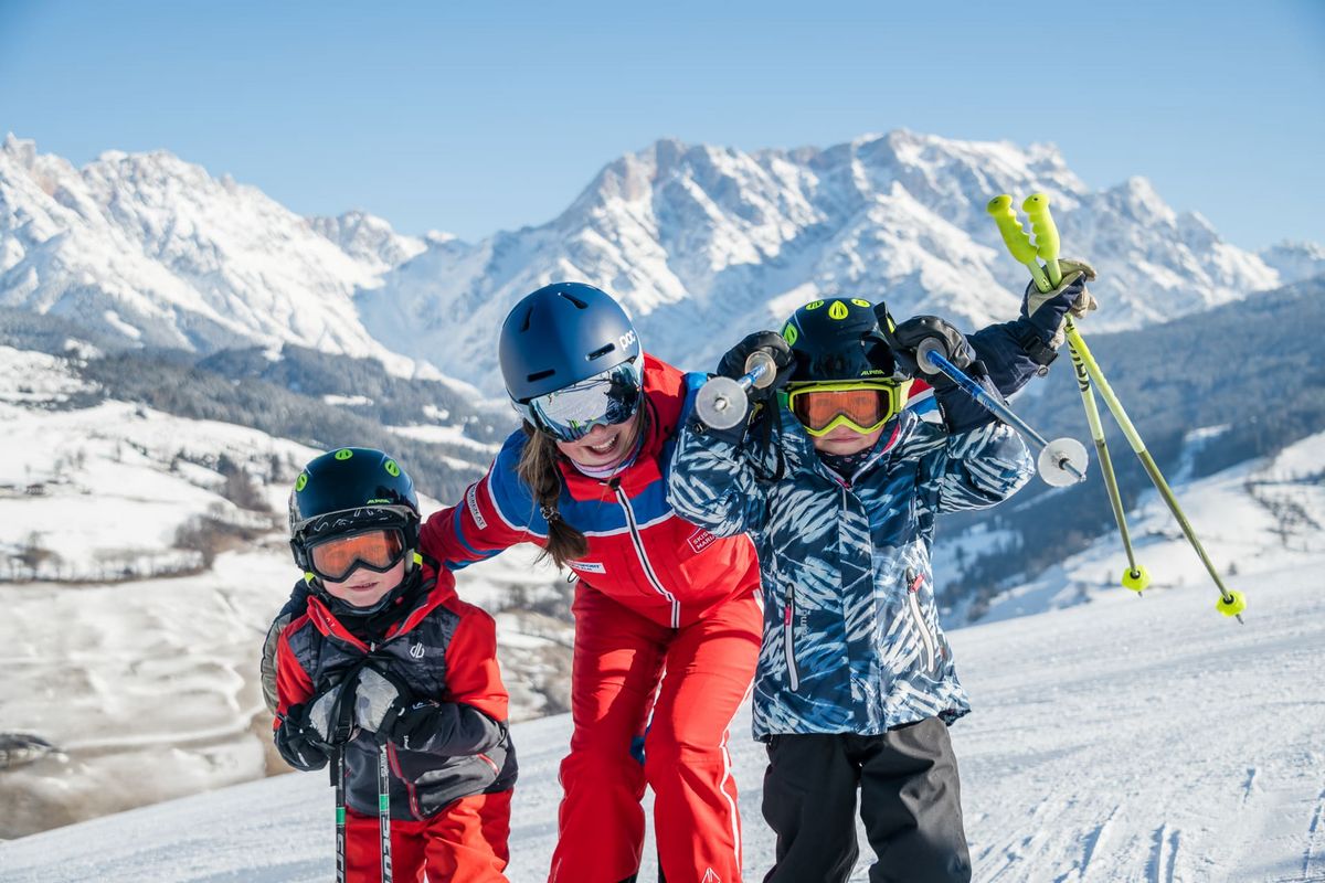 Kleinkinder und Kinder Skikurs Maria Alm