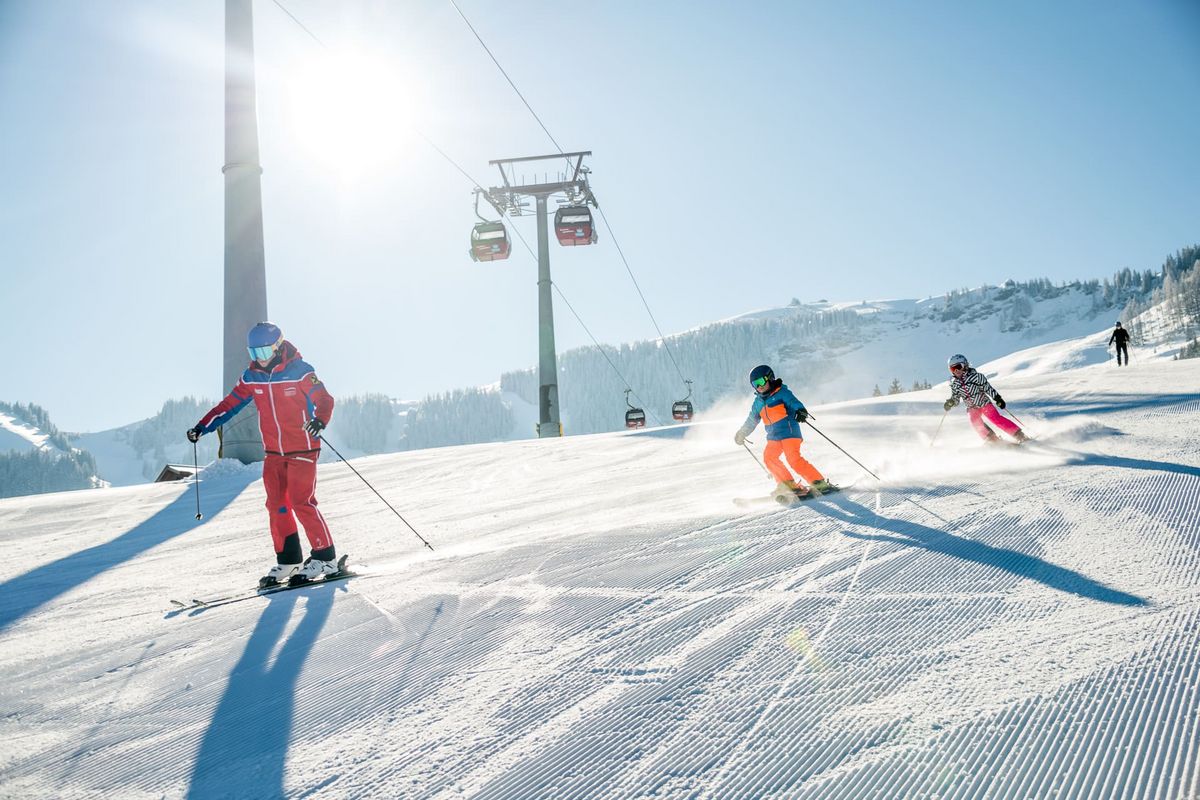 Skikurs für fortgeschrittene Kinder Skischule Maria Alm