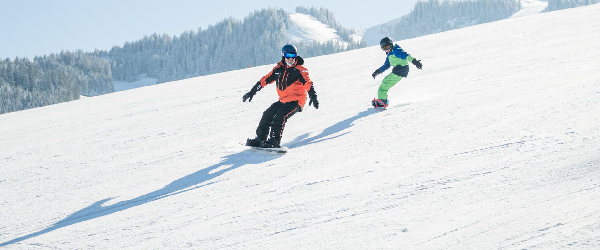 Skischule Maria Alm Snowboarder