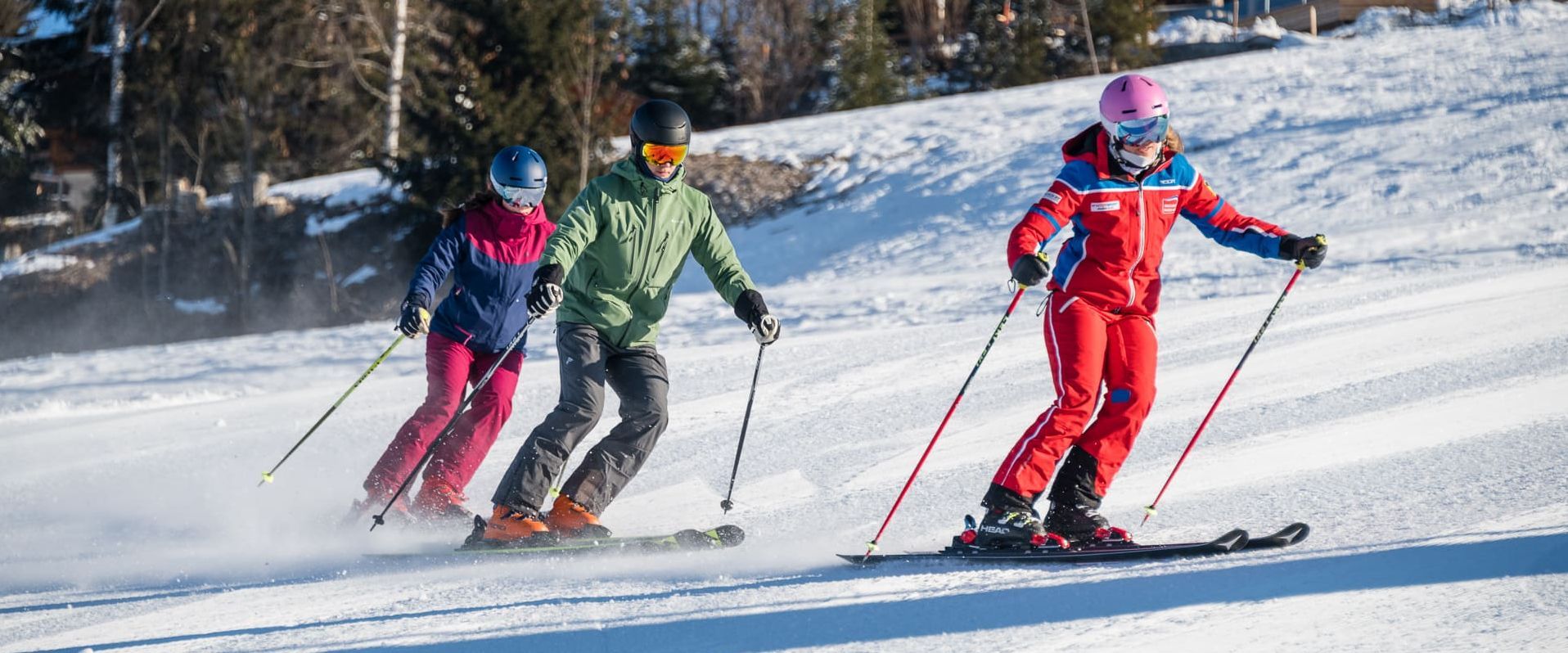 Privatunterricht auf der Piste Skischule Maria Alm